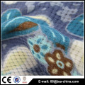 Walf checks knitted design very soft flora print 100% viscose infinity scarf